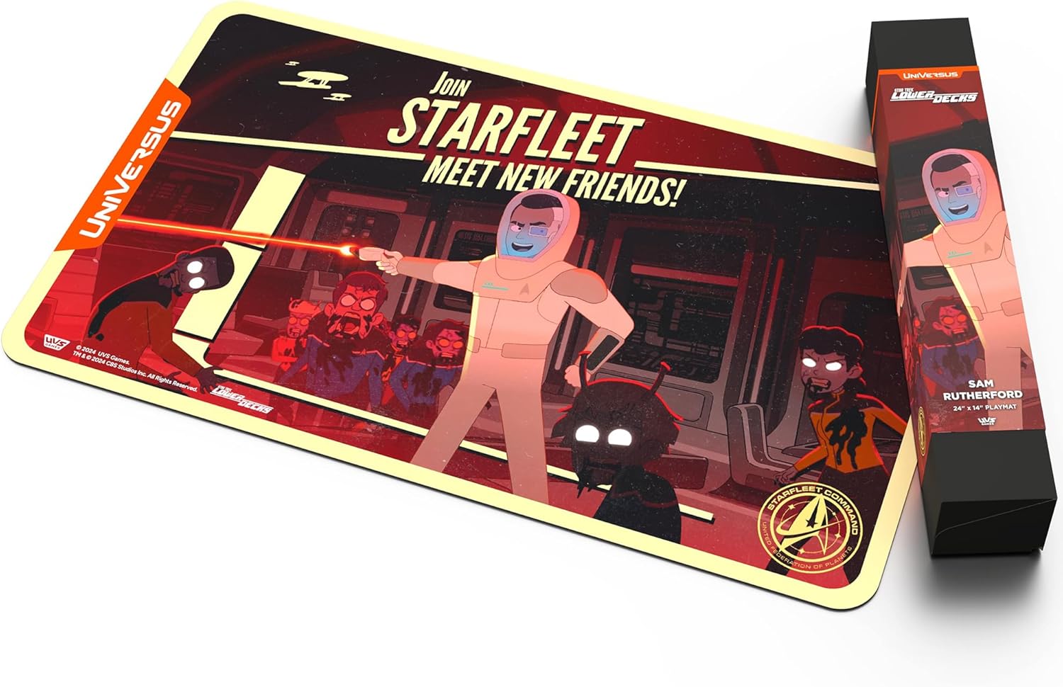 UniVersus: Star Trek: Lower Decks - Sam Rutherfor Playmat - 24 x 14 Neoprene Mat